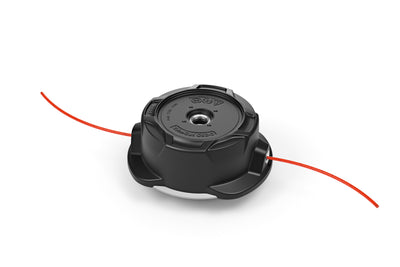 Dettaglio della testina Stihl TrimCut C 52-2 montata su un decespugliatore