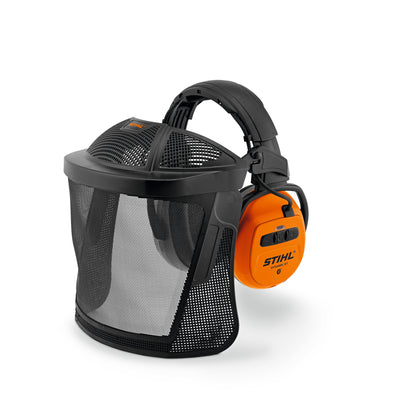 Cuffie Protettive STIHL Dynamic Sound PA con visiera ingrandita e tecnologia Bluetooth