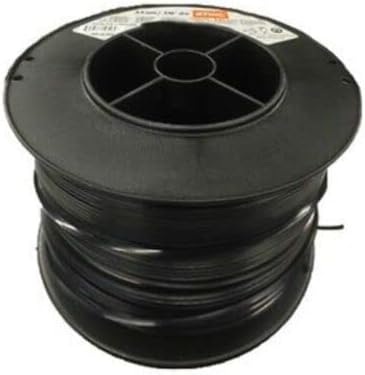 Bobina di filo per decespugliatore in nylon nero, resistente e durevole, ideale per taglio erba e cespugli. Compatibile con vari modelli di decespugliatori. Diametro filo 2.4mm, lunghezza 100m. Accessorio indispensabile per giardinaggio e manutenzione.