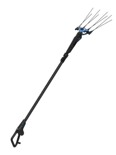 Abbacchiatore elettrico Campagnola Master con asta e testata a rebbi in carbonio per olivicoltura