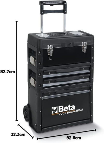 Dimensioni trolley porta utensili Beta C43 82,7 x 52,6 x 32,3 cm