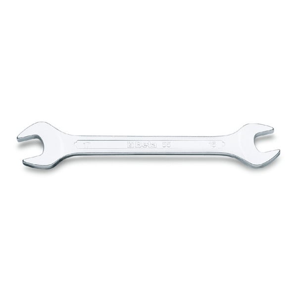 Chiave a forchetta doppia cromata Beta serie 55