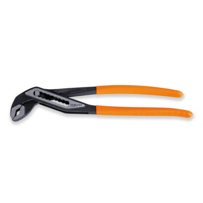 Pinza poligrip regolabile Beta 1048N a cerniera chiusa con manici rivestiti in PVC arancione