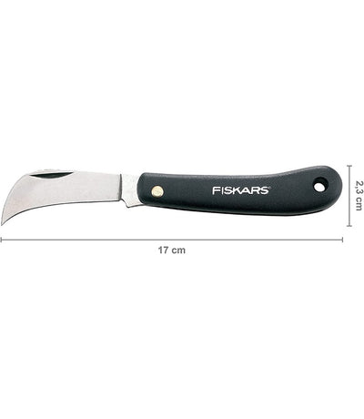 Coltello da innesto a roncola Fiskars K 62 lunghezza totale 17 cm con lama curva