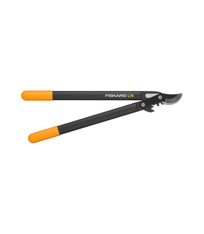 Troncarami Fiskars PowerGear Bypass M L76 con manici neri e impugnature arancioni