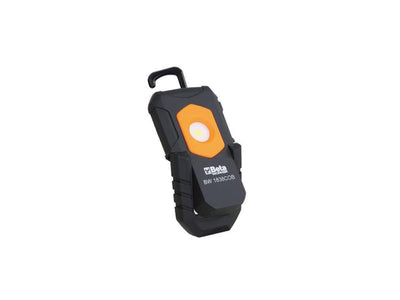 Lampada tascabile snodabile a LED Beta con ricarica wireless, base magnetica e corpo in gomma antiscivolo