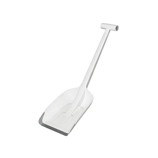 Paletta per auto Fiskars SnowXpert bianca con bordi in acciaio inox, lunghezza 63 cm