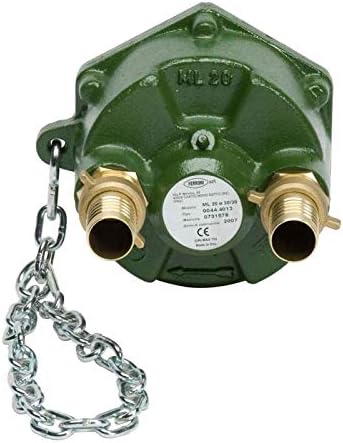 Pompa autoadescante Ferroni ML 20 30/30 per presa di forza PTO trattore con raccordi D30 mm e catena
