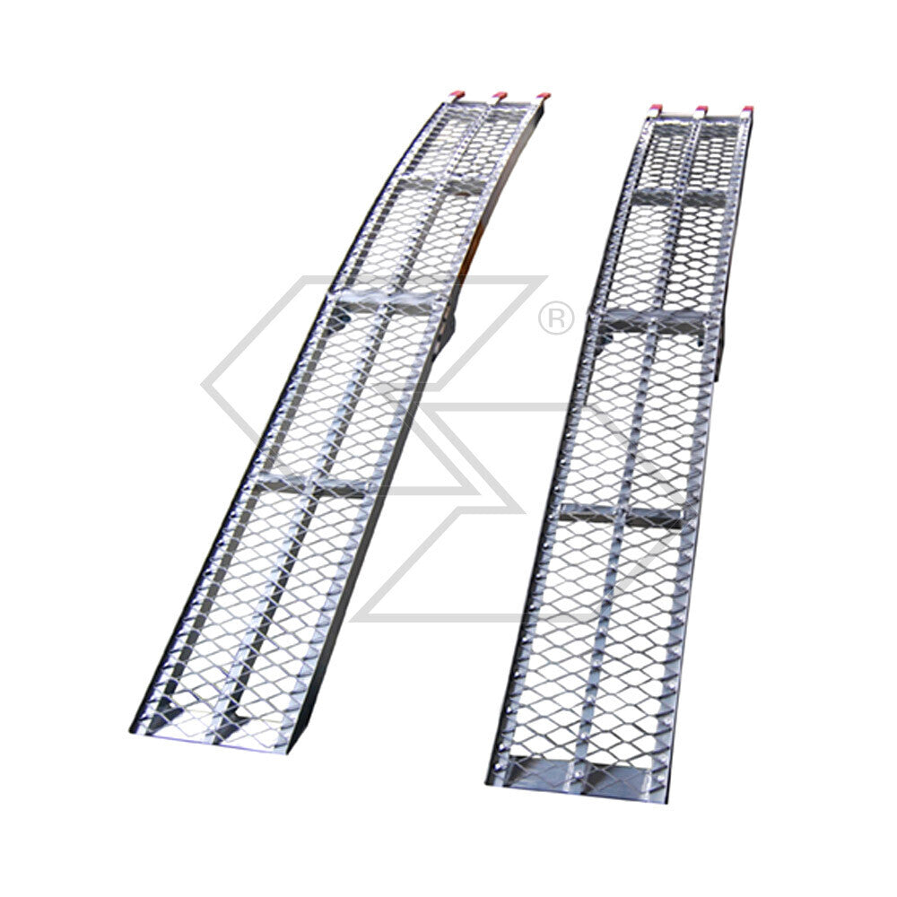 Set 2 rampe pieghevoli in lega di alluminio Sabart per cordoli e aiuole 2300x300 mm portata 600 kg