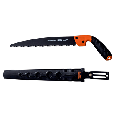Segaccio da potatura Bahco 4124-JT-H con impugnatura bi-componente, lama 280 mm dentatura JT e fodero di sicurezza