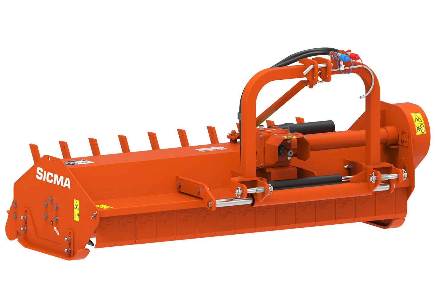 Trinciatrice spostabile Sicma SL 155 con sistema di spostamento laterale idraulico e telaio compatto