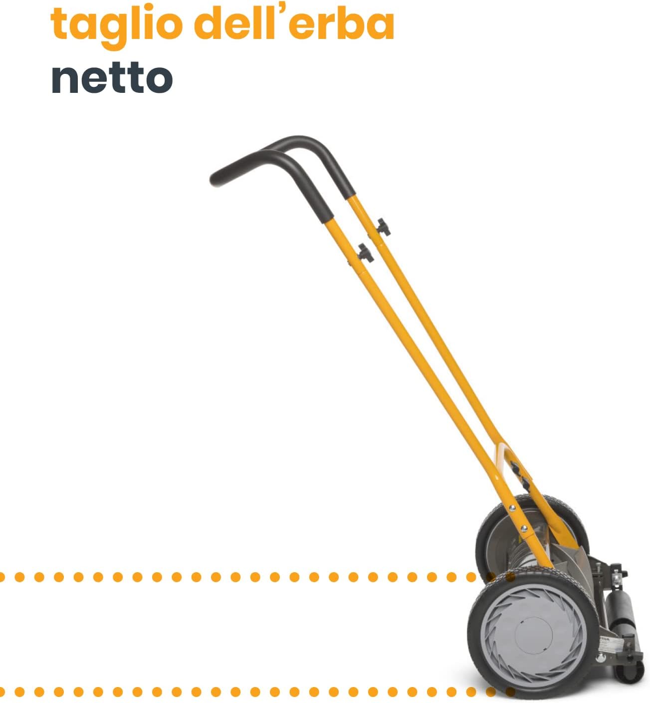Rullo posteriore del tagliaerba manuale elicoidale Stiga SCM 240 R