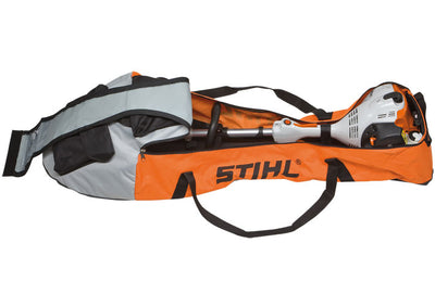 Borsa Stihl per trasporto motori Kombi con impugnatura circolare e attrezzature a batteria, con tracolla e zip
