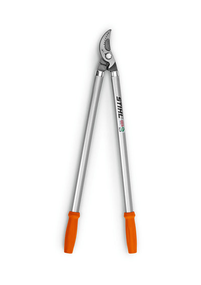 Cesoia per rami bypass Stihl PB 11 con impugnatura in alluminio e manici antiscivolo arancioni