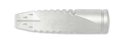 Cuneo spaccalegna Stihl in alluminio forgiato ritorto con scanalature e superficie tonda