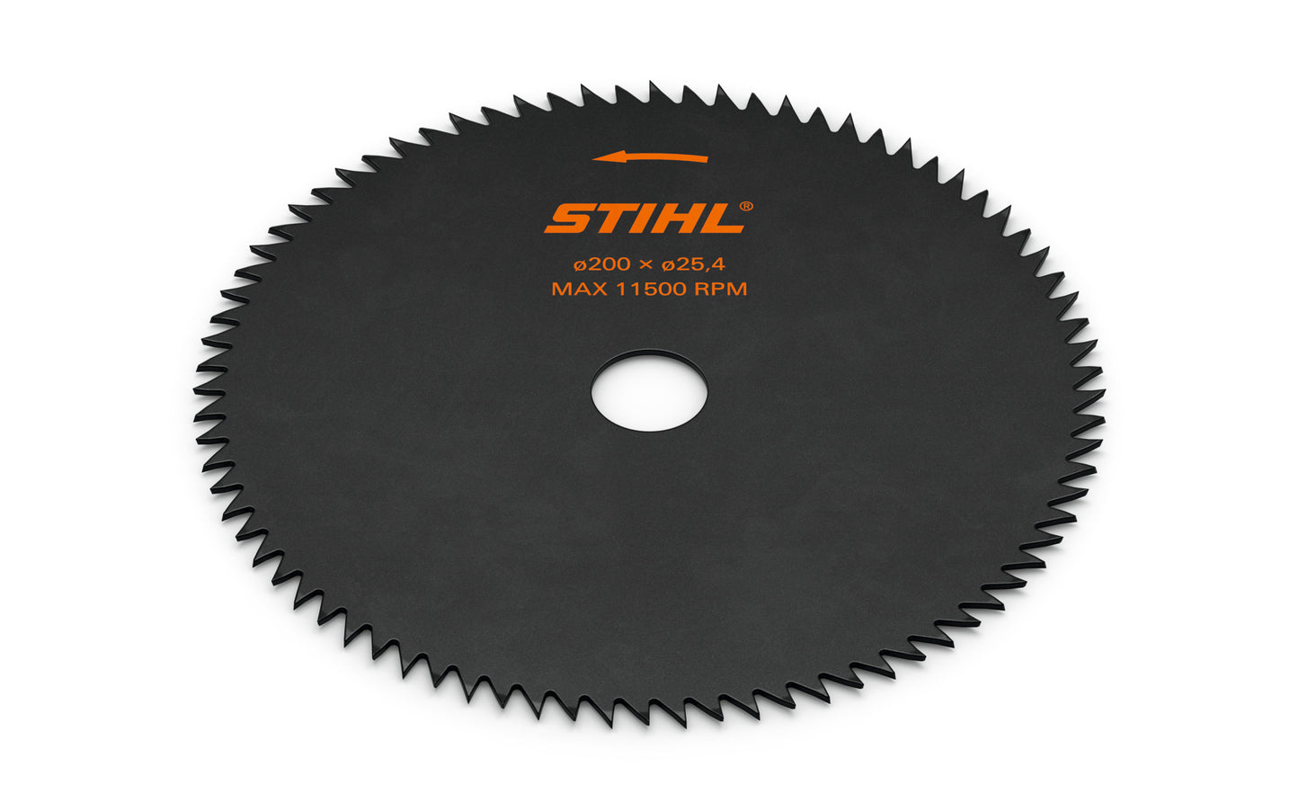 Lama sega circolare STIHL a denti a punta in acciaio per decespugliatore manicotto 20 mm
