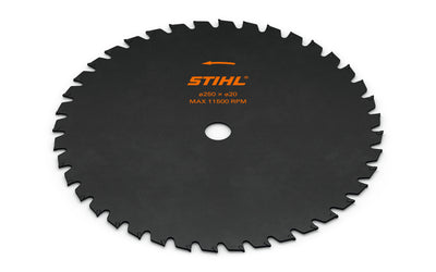 Lama tagliaerba STIHL in acciaio 40 punte diametro 250 mm