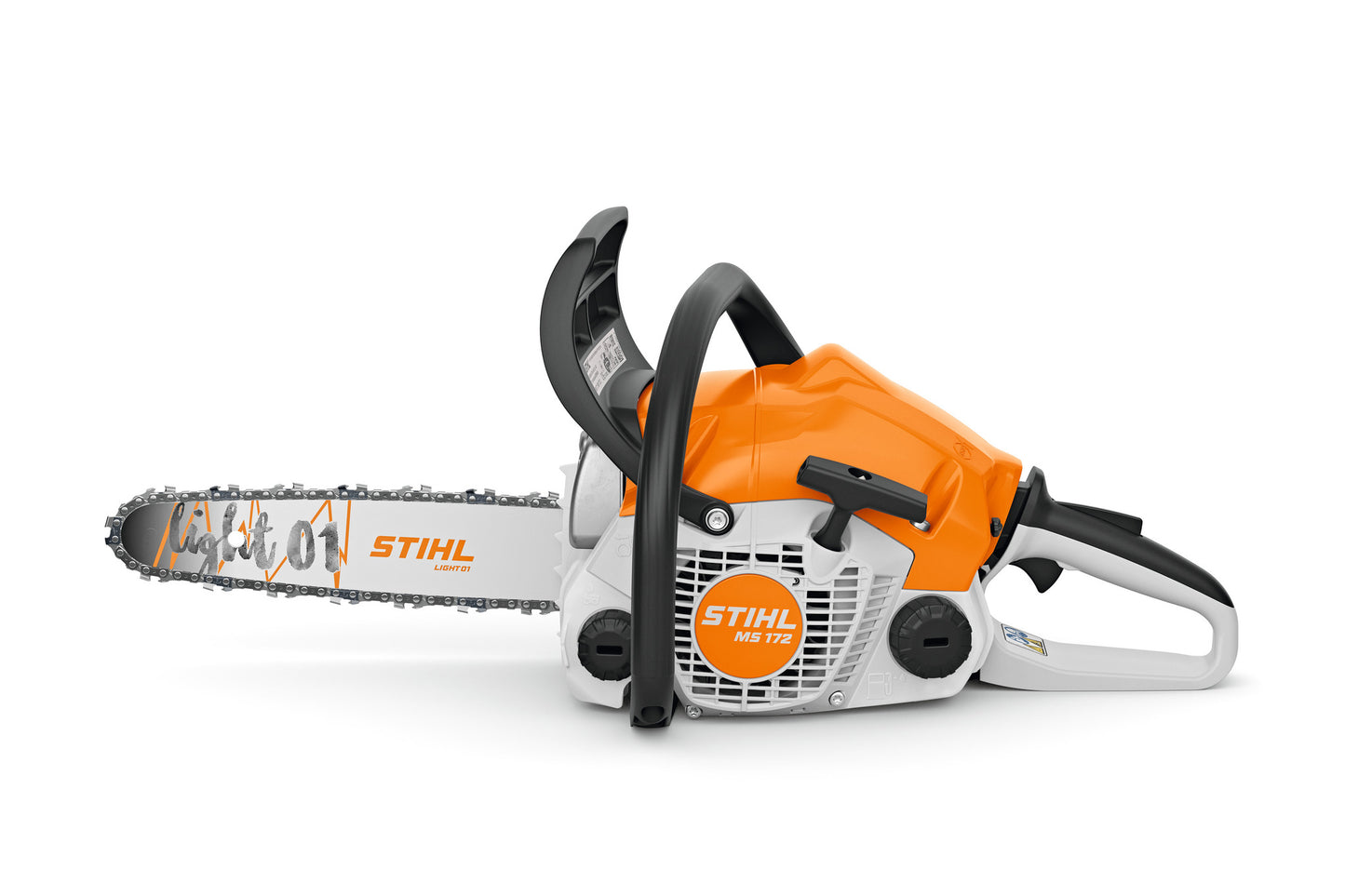 Motosega a benzina STIHL MS 172 vista lato avviamento