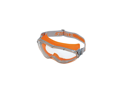 Occhiali protettivi Stihl Ultrasonic con fascia elastica regolabile e lenti intercambiabili, classe B EN 166