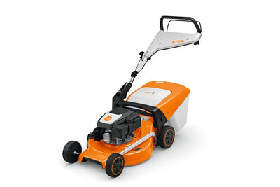 Tosaerba a scoppio Stihl RM 253 T per prati fino a 1800 m2 con regolazione altezza di taglio 20-100 mm