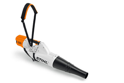 Sistema di sostegno con tracolla STIHL per soffiatore BGA 85 con punti di aggancio per bilanciamento