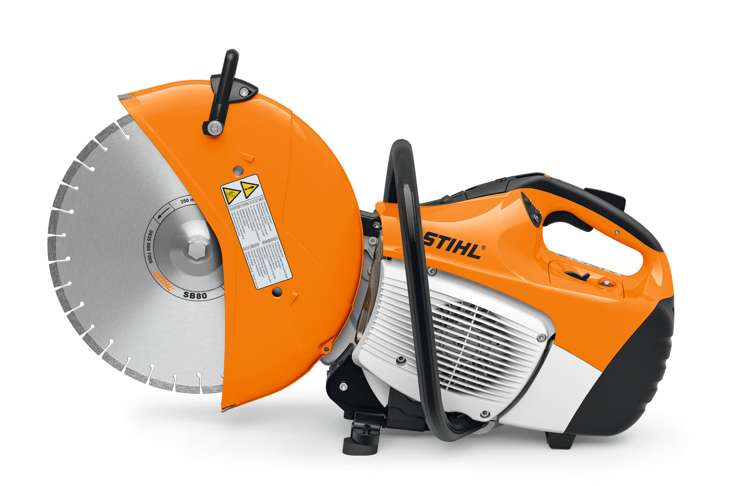 Troncatrice STIHL TS 440 con protezione disco regolabile e freno disco QuickStop