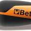 Manico di cacciavite Beta ergonomico con impugnatura nera e arancione, logo Beta visibile. Ideale per lavori di precisione e fai-da-te. Strumento di alta qualità per professionisti e appassionati di bricolage.