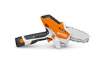 STIHL GTA 26 in fase di manutenzione