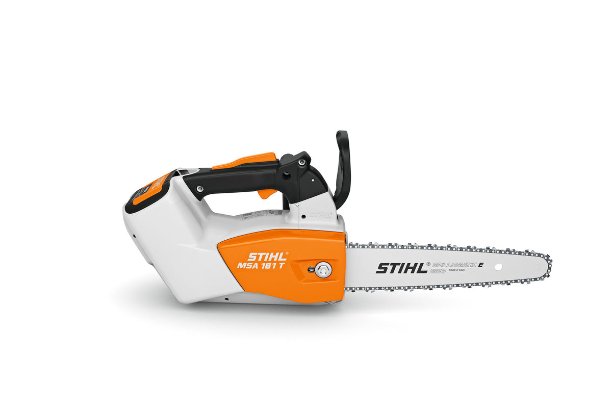 Vista laterale della motosega STIHL MSA 161 T