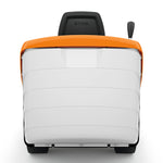 Vista del cesto di raccolta dell'erba del trattorino STIHL RT 4082