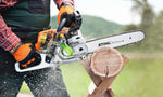 Motosega STIHL MS 231 in ambiente di lavoro boschivo