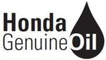 Honda Genuine Oil logo con testo nero su sfondo bianco e goccia di olio nera, ricambi originali Honda, lubrificante motore, olio motore Honda, manutenzione auto, prodotti originali Honda, qualità garantita, prestazioni motore ottimali.