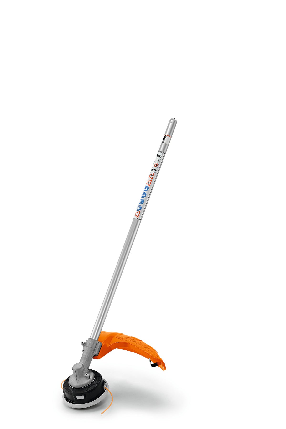 Decespugliatore Stihl Kombi con testina AutoCut e impugnatura ergonomica su sfondo bianco