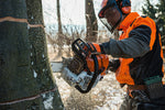 Particolare del motore STIHL MS 661 C-M in azione