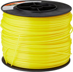 Bobina di filo per decespugliatore giallo, resistente e durevole, adatta per taglio erba e giardinaggio. Ideale per decespugliatori a filo, offre prestazioni elevate e lunga durata. Accessorio indispensabile per manutenzione del prato.