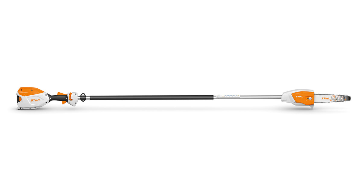 Potatore a batteria STIHL HTA 66 fotografato in posizione orizzontale