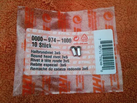 Chiodo a testa rotonda 3x6