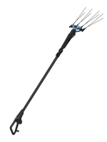 Abbacchiatore elettrico Campagnola Master con asta e testata a rebbi in carbonio per olivicoltura