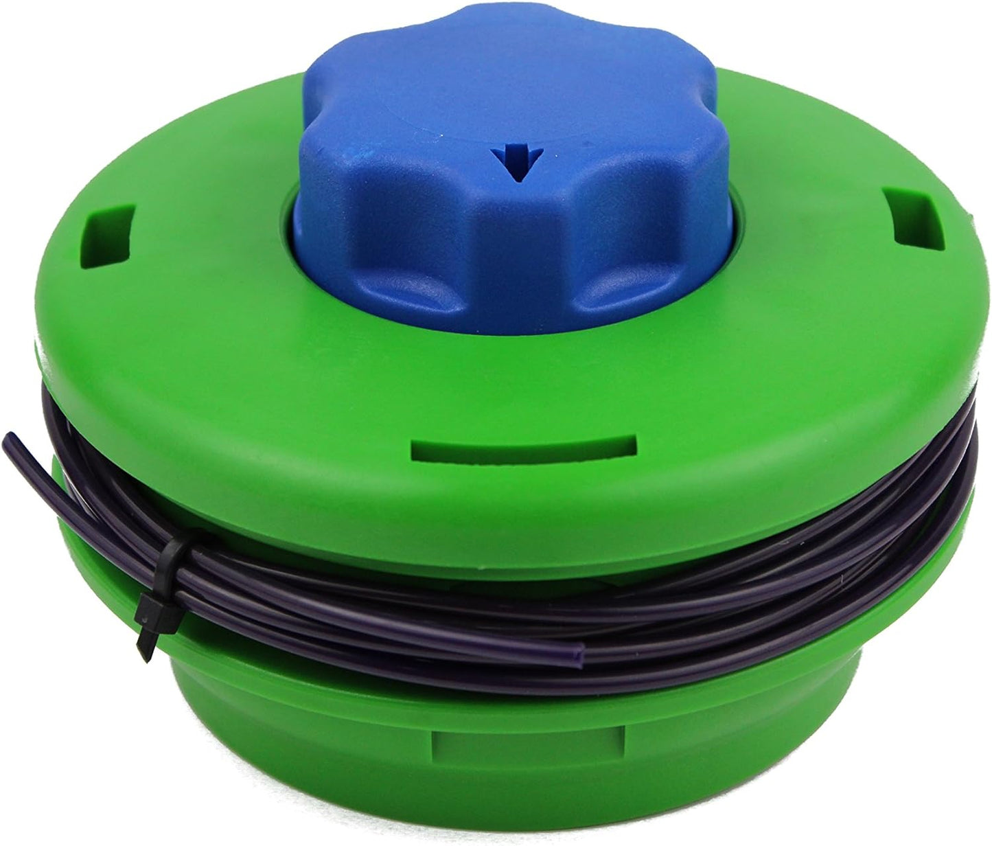 Testina decespugliatore Active batti e vai carica rapida Mod. 120 colore verde con pomolo blu