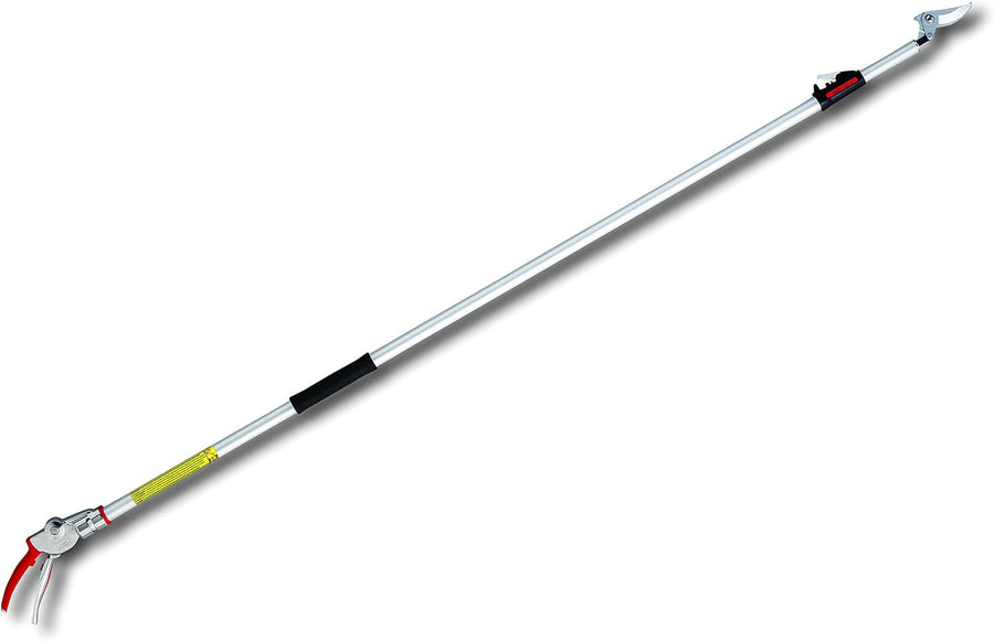 Potatore telescopico Ars 180 cm argento rosso con lama in acciaio