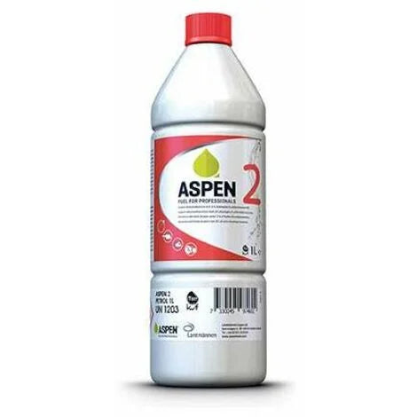 Flacone Aspen 2 benzina alchilata per motori 2 tempi con 2% olio