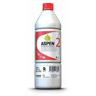 Flacone Aspen 2 benzina alchilata per motori 2 tempi con 2% olio