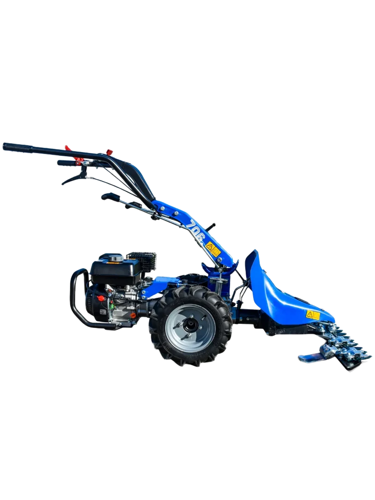 BCS 706 SmartSafe motocoltivatore reversibile con gruppo ruote e configurazione per attrezzature anteriori