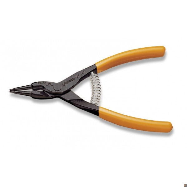 Pinza Beta 1036 per anelli Seeger esterni a becchi dritti con manici in PVC