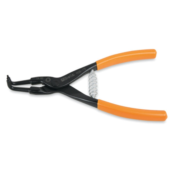Pinza per anelli seeger Beta 1038 per alberi con becchi piegati a 90° e manici in PVC