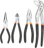 Set Beta 1169/D4 utensili: pinza a becco 1166, tronchese 1082, pinza universale 1150 e pinza regolabile 1048
