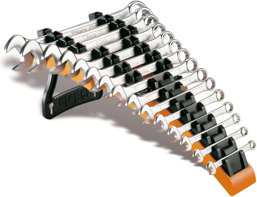 Set Beta 42/SP15 di 15 chiavi combinate in acciaio con supporto