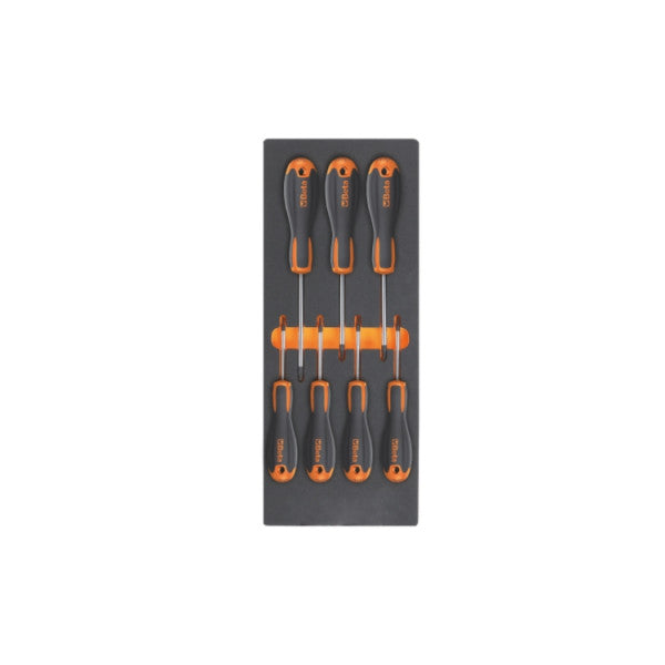 Modulo EVA Beta Evox M217 con 7 cacciaviti Beta Easy 1207E Tx per viti Torx