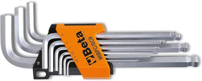 Set chiavi esagonali Beta 96BPC/SC9 9 pezzi con supporto in plastica arancione