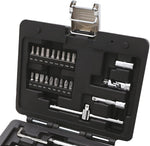 Valigetta set Beta con inserti e accessori per chiavi a bussola 1/4